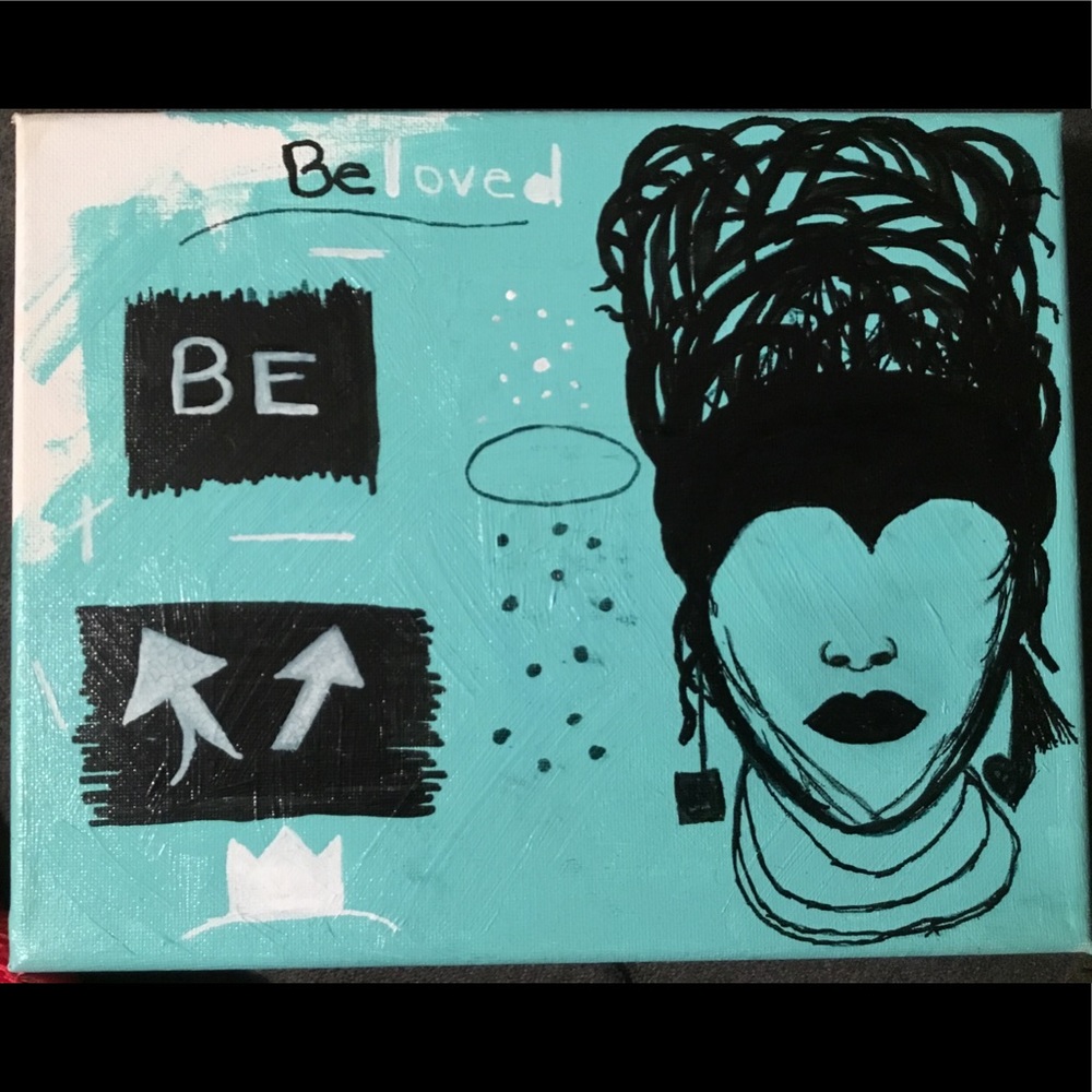 Original Basquiat Inspired Painting